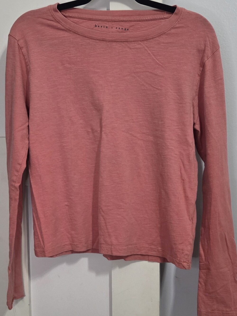 basin + range Salmon Rose Long Sleeve Tee